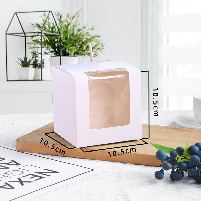 Individual Cupcake Containers, Cupcake Boxes with Window, Food Grade Cupcake Holders with Inserts