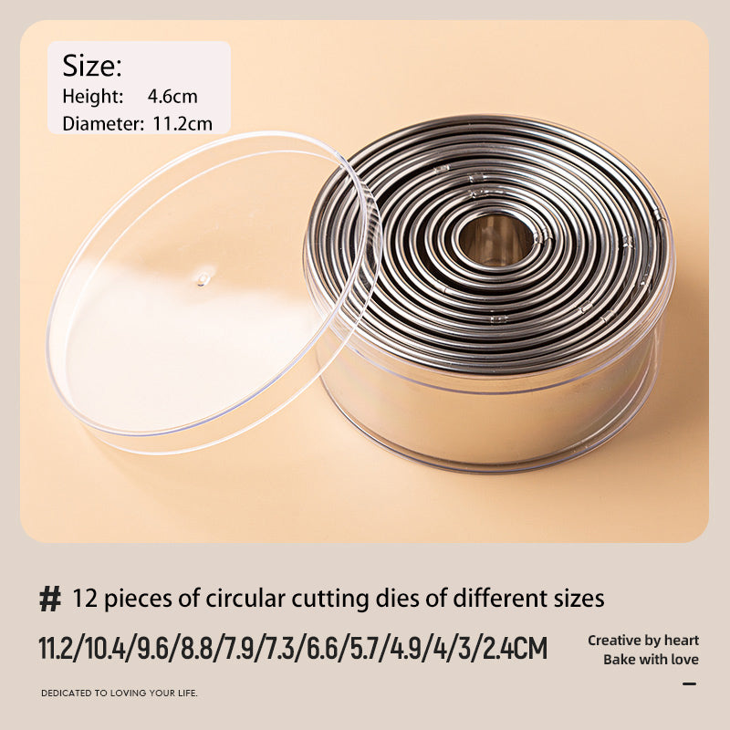 304 stainless steel round cake cutting mold