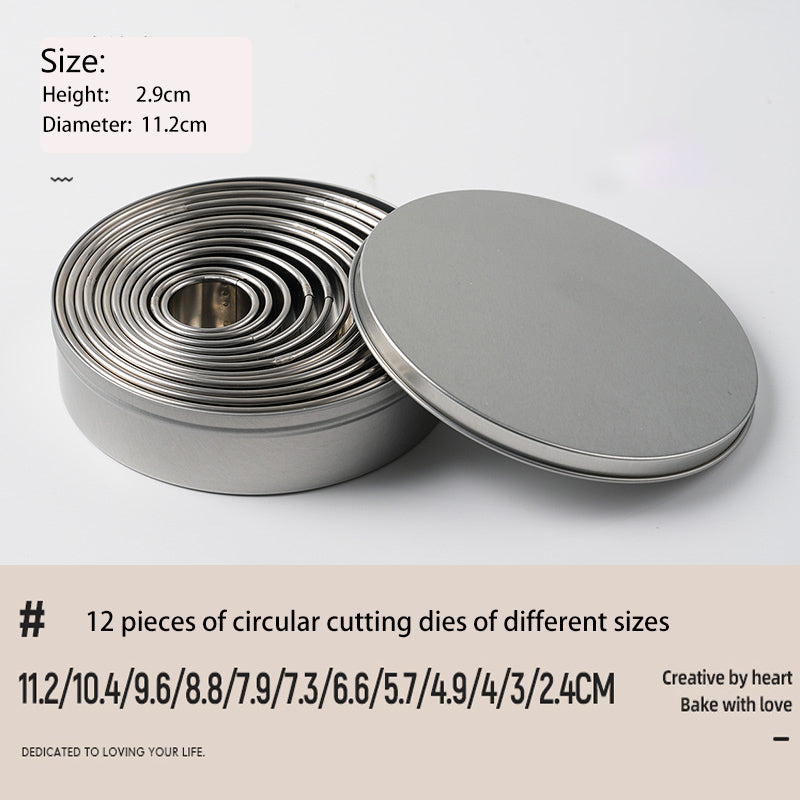 304 stainless steel round cake cutting mold
