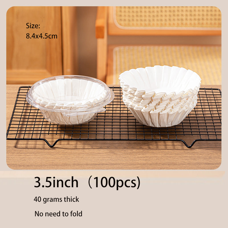 Basque cake oil paper tray 4/6/8 inches non-folding paper tray cake mold