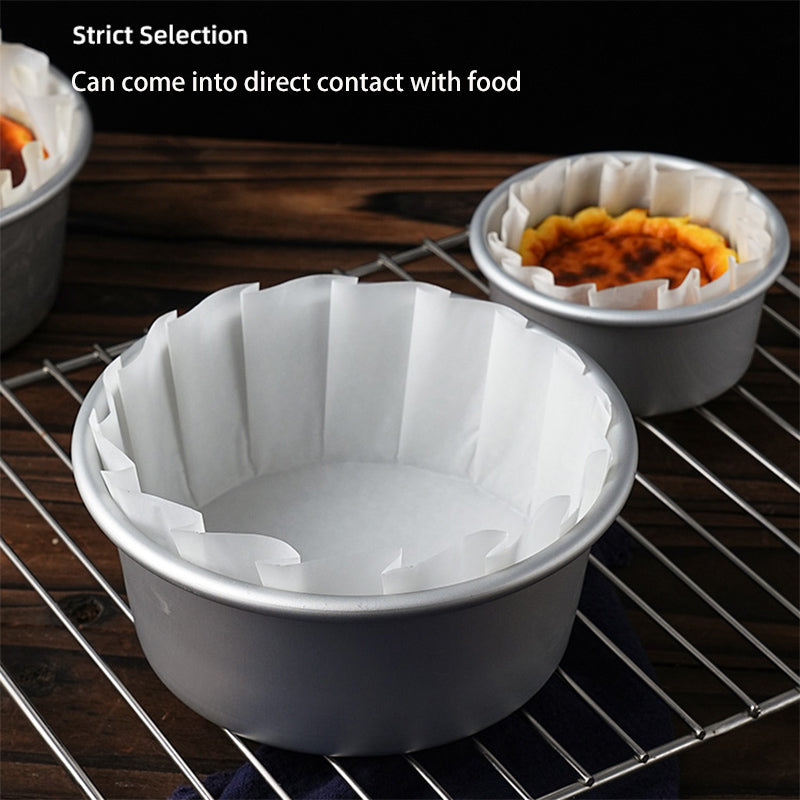 Basque cake oil paper tray 4/6/8 inches non-folding paper tray cake mold