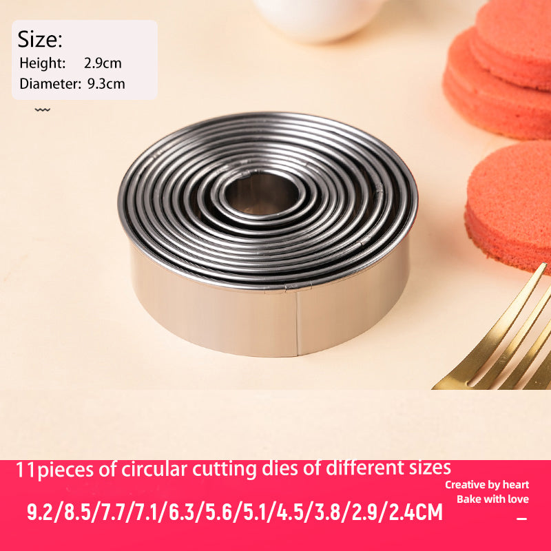 304 stainless steel round cake cutting mold