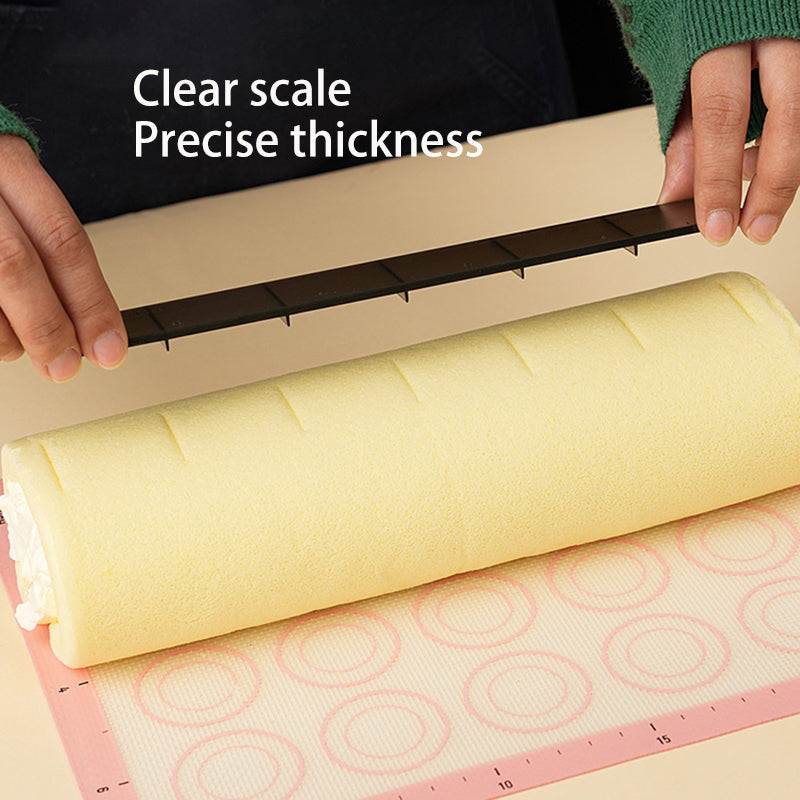Cutting cake roll, measuring ruler, slicing tool, cutting device, evenly dividing mold, auxiliary tool