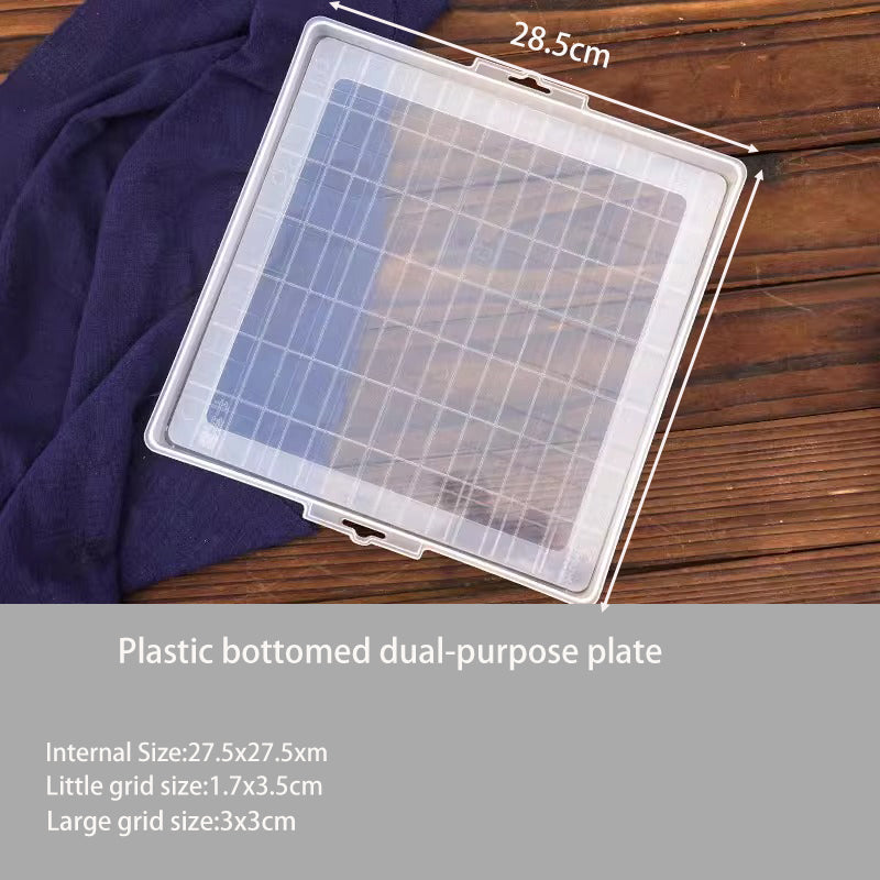 The special shaping mold for snowflake fudge and nougat is suitable for a 28x28cm baking pan.