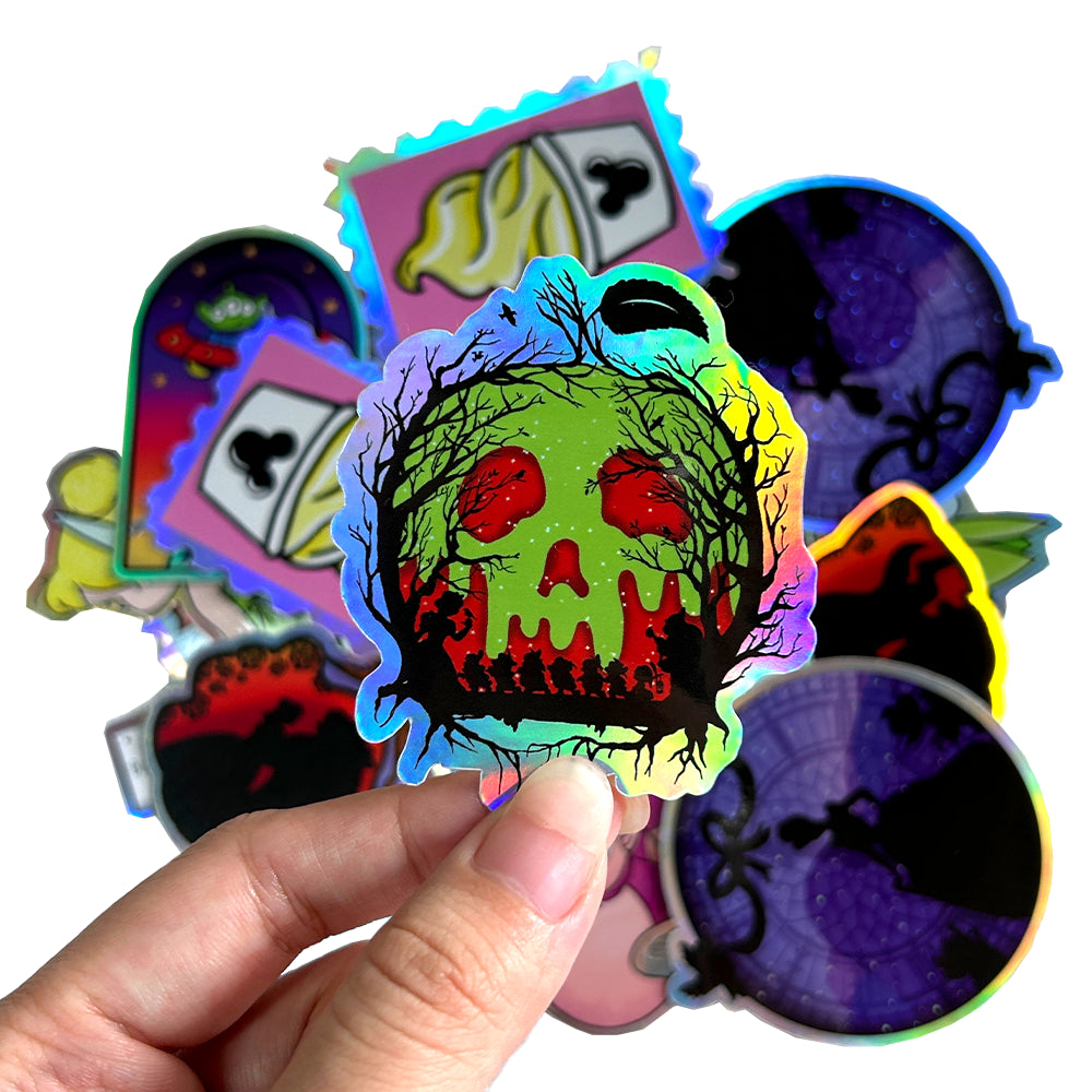 Custom Logo UV-Proof Waterproof Die Cut Sticker Label