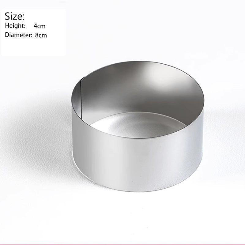 304 stainless steel round cake cutting mold