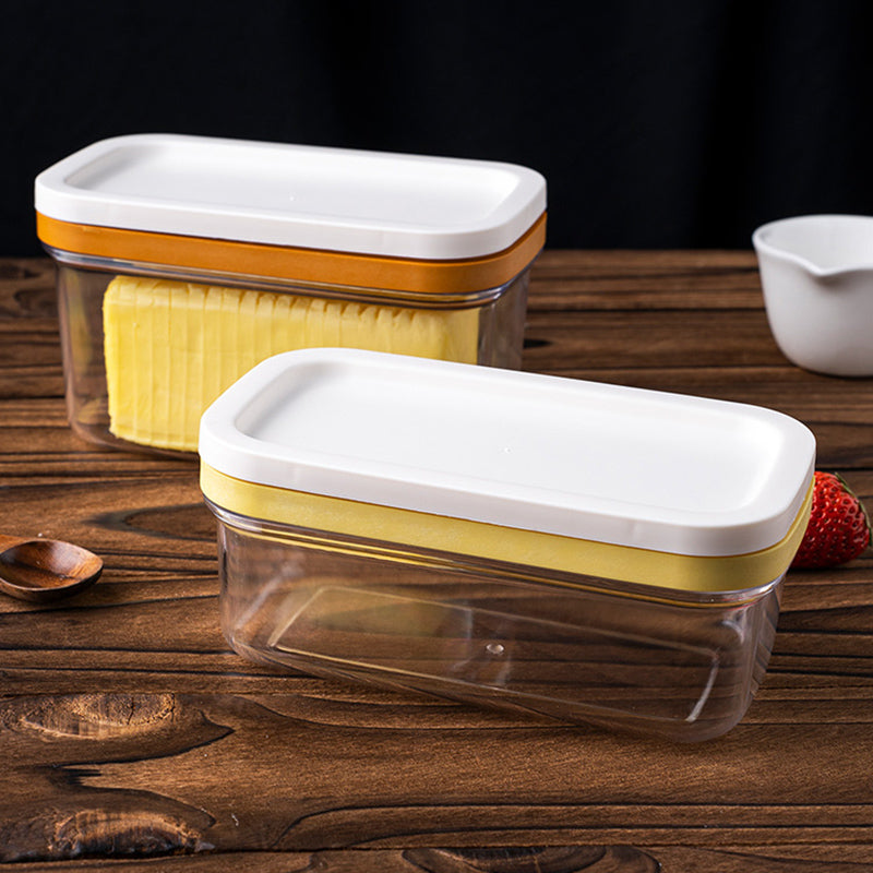 Butter cutting storage box, cheese dividing and packaging storage box, frozen cheese cutting blocker