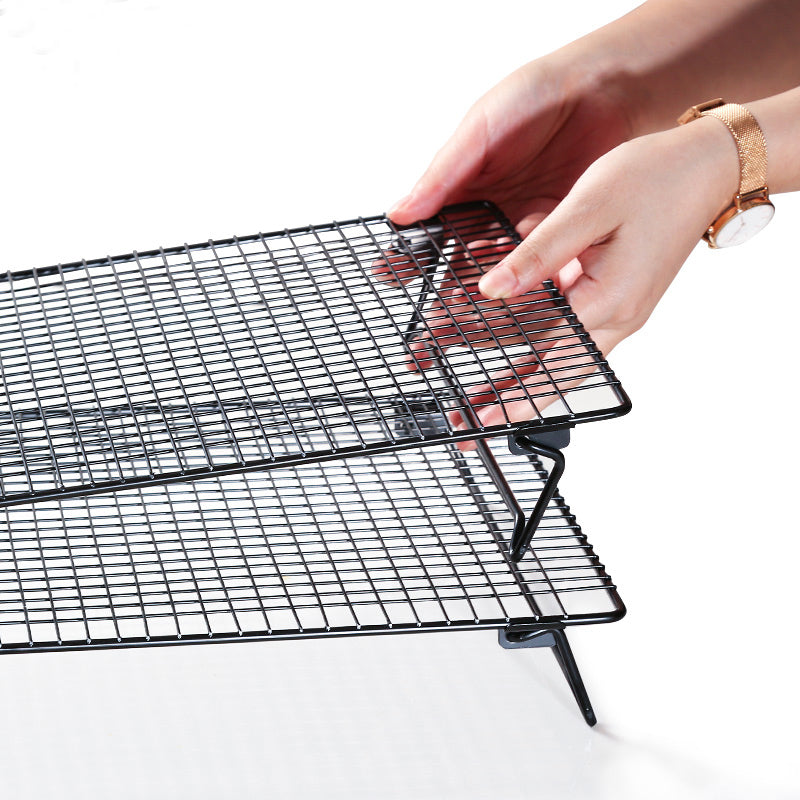 Foldable chiffon cake cooling rack bread cookies biscuits mooncake cooling rack mousse topping cooling net baking tool