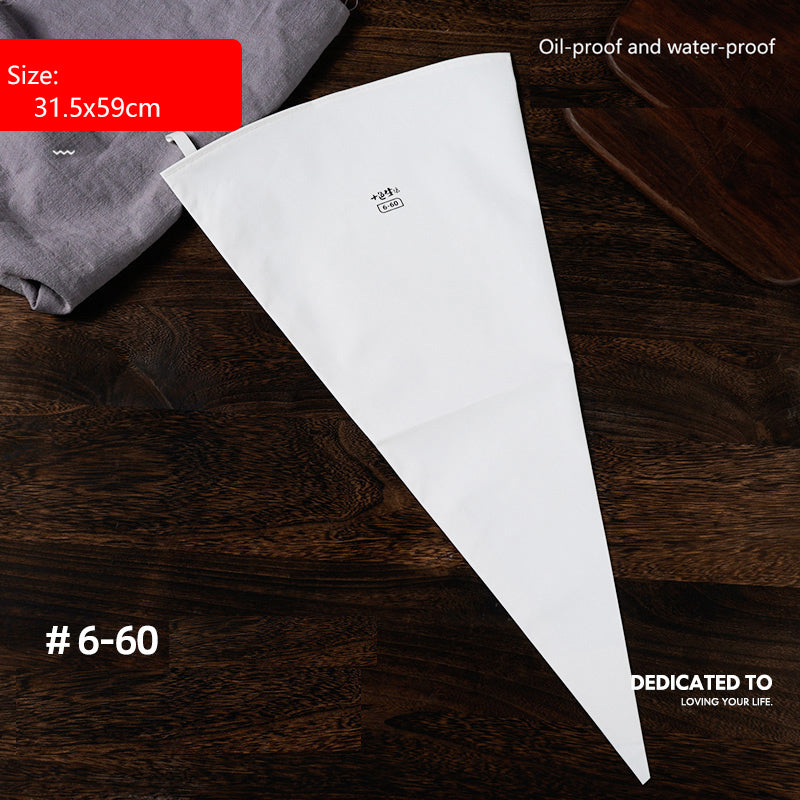 Thickened cotton cloth piping bags, commercial large-sized squeezed cookie cloth bags, cream piping bags, household reusable