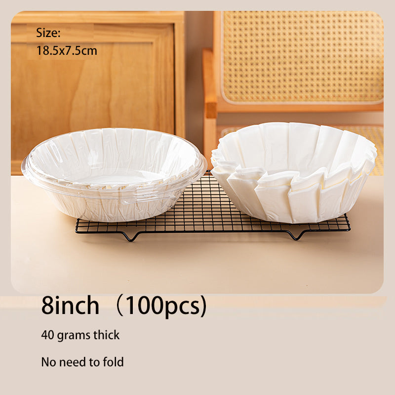 Basque cake oil paper tray 4/6/8 inches non-folding paper tray cake mold