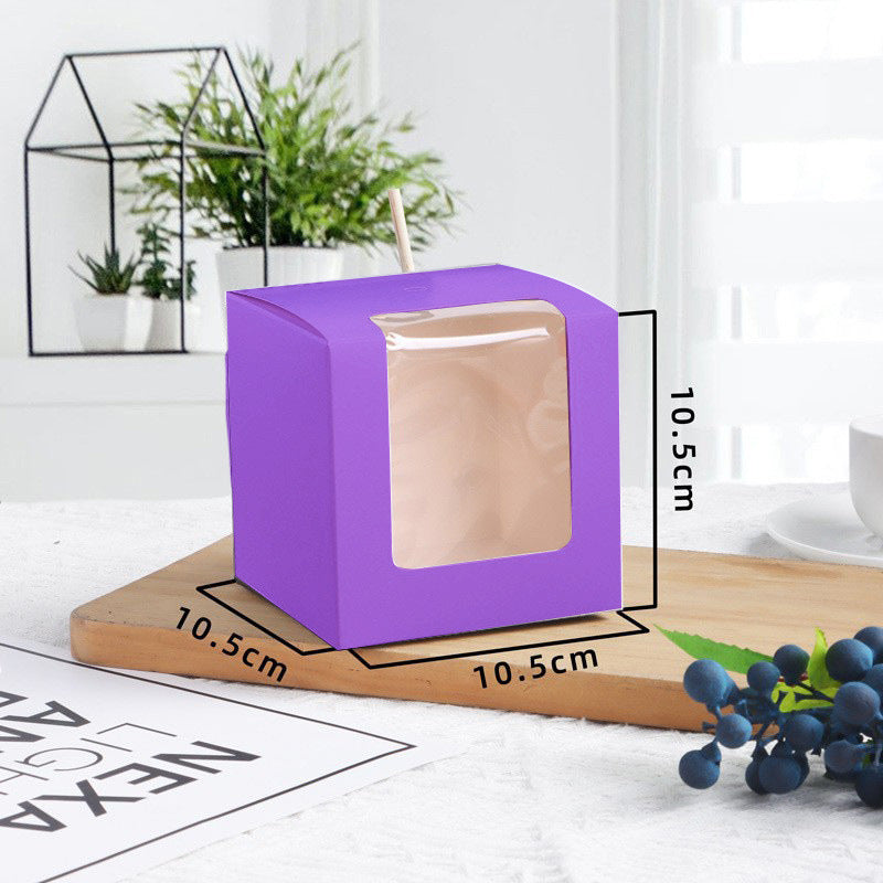 Individual Cupcake Containers, Cupcake Boxes with Window, Food Grade Cupcake Holders with Inserts