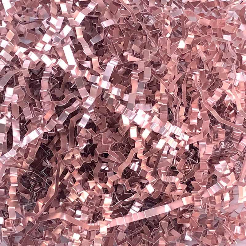 Cut Paper Baskets Grass for Shipping Boxes Decorations Wrappings (Metallic Gold)