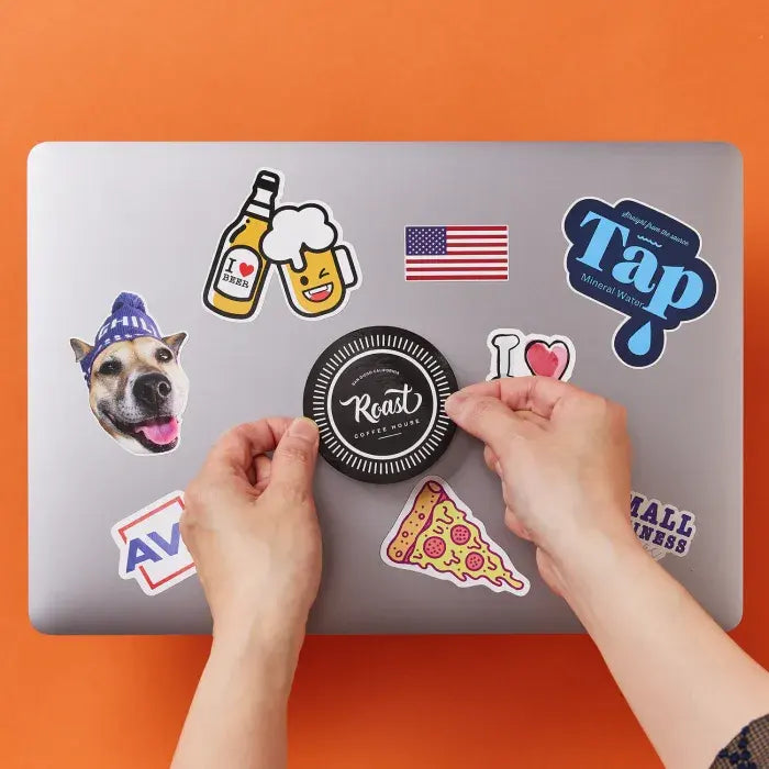 Custom Logo UV-Proof Waterproof Die Cut Sticker Label