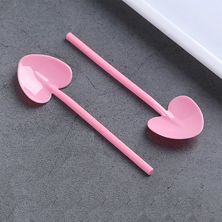 100pcs/bag Wholesale Cheap Price Disposable Plastic Muti Colorful Ice Cream Spoons
