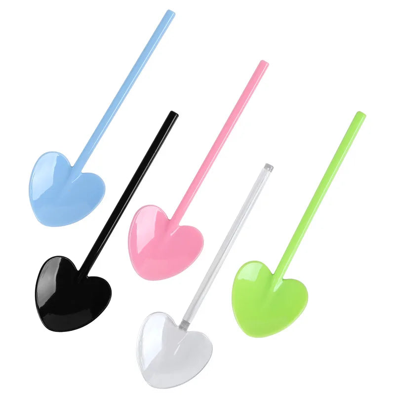 100pcs/bag Wholesale Cheap Price Disposable Plastic Muti Colorful Ice Cream Spoons