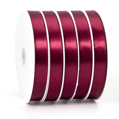 High Quality Cake Box Packaging Ribbon Fresh Flower Bouquet Decorative Ribbon Bow Solid Color Cloth Baking Ribbon
