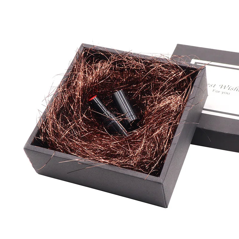 Hot-selling Glitter Bright Color Metal Lafite Fold Tissue Paper Packing Filler Gift Box Metal Jewelry Filling Color Silk