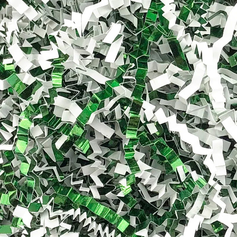 Double-sided Color White Gold Multi-color Shredded Paper Filaments Filled Gift Wrap Crepe Paper Filaments Raffia Grass