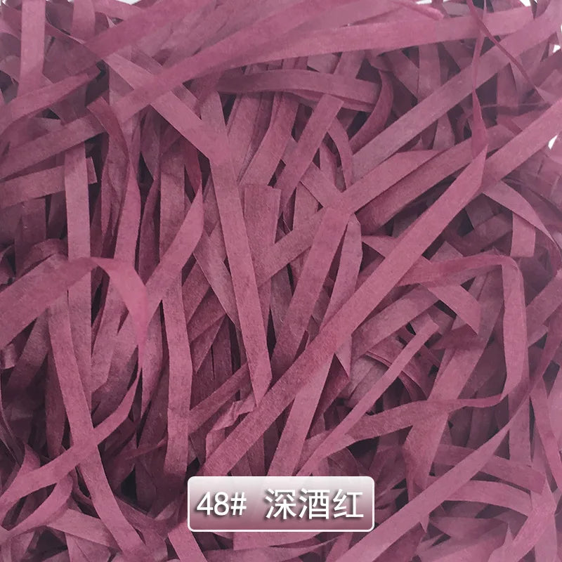 Lafite Papyrus Wholesale Color Ruffled Cut Paper Papyrus Stuffing Packaging for Luxury Gift Box Stuffing