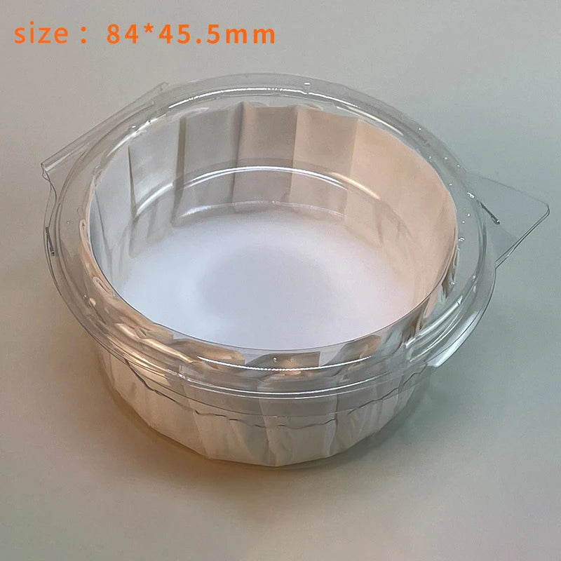 Wholesale Disposable Wood Color Basque Cake Paper Trays Multi-gauge Cupcake Baking Cupcake Cupcake Moulds