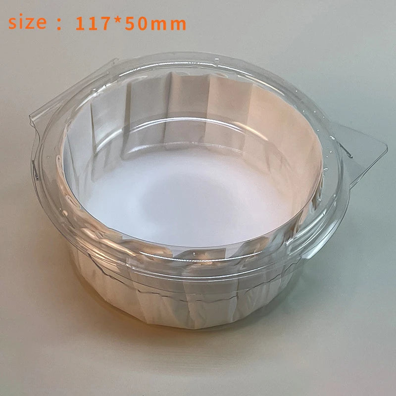 Wholesale Disposable Wood Color Basque Cake Paper Trays Multi-gauge Cupcake Baking Cupcake Cupcake Moulds
