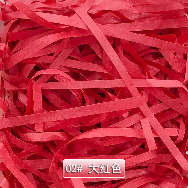 Lafite Papyrus Wholesale Color Ruffled Cut Paper Papyrus Stuffing Packaging for Luxury Gift Box Stuffing