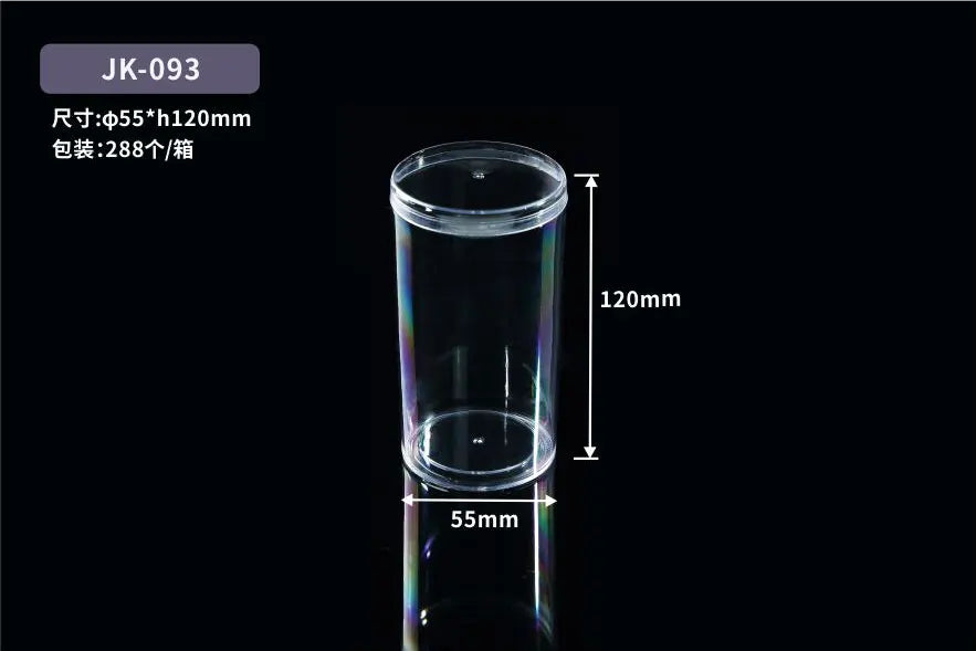 High Quality Durable Transparent Box Acrylic Rectangular Pastry Box Sweet Tiramisu Dessert Box Packaging Container