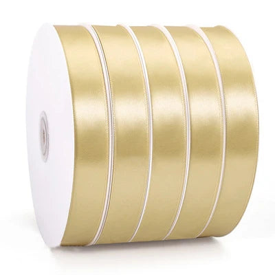 High Quality Cake Box Packaging Ribbon Fresh Flower Bouquet Decorative Ribbon Bow Solid Color Cloth Baking Ribbon