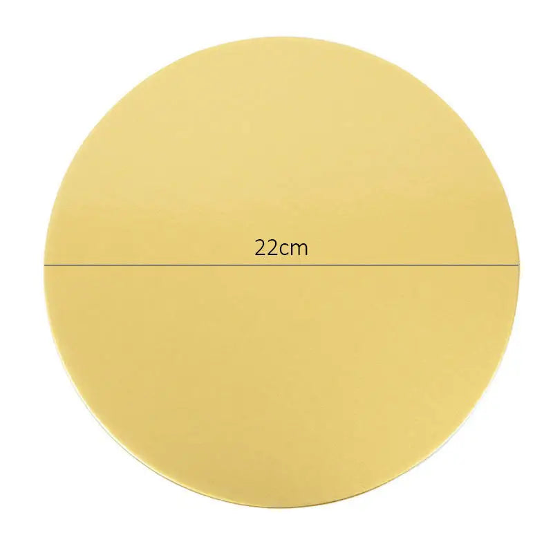 Customized Luxury Gold Cake Board OEM Industrial Packing Packaging Food Cake Decorating Dessert Baking Tray Cake Tools