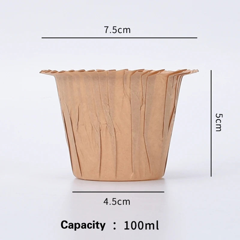 Wholesale Muffin Wrapper Cupcake Liners Hat Cup Disposable Cake Cup Box High Temperature Waterproof Muffin Cup Cake Baking