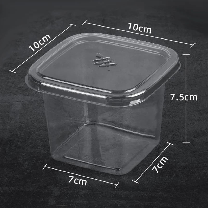 Opaque square Pudding Bran Cup Fruit Layer Cake Fruit Cake Box Ice Cream Box Soy Milk Packing Box Holiday Supplies
