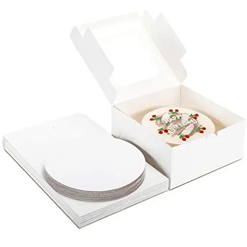 Top Window Cake Packaging Box Pastry Dessert Packaging Box Pastry Cookies Individually Wrapped Gift Box
