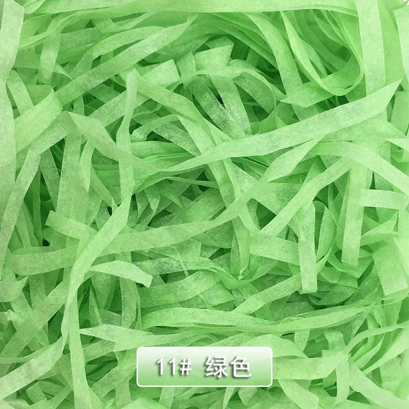 Lafite Papyrus Wholesale Color Ruffled Cut Paper Papyrus Stuffing Packaging for Luxury Gift Box Stuffing