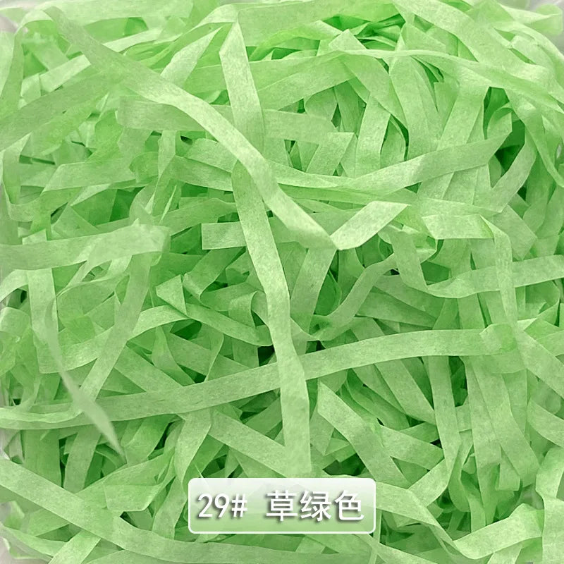 Lafite Papyrus Wholesale Color Ruffled Cut Paper Papyrus Stuffing Packaging for Luxury Gift Box Stuffing