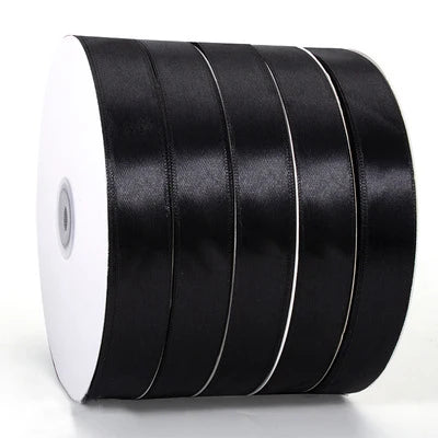 High Quality Cake Box Packaging Ribbon Fresh Flower Bouquet Decorative Ribbon Bow Solid Color Cloth Baking Ribbon