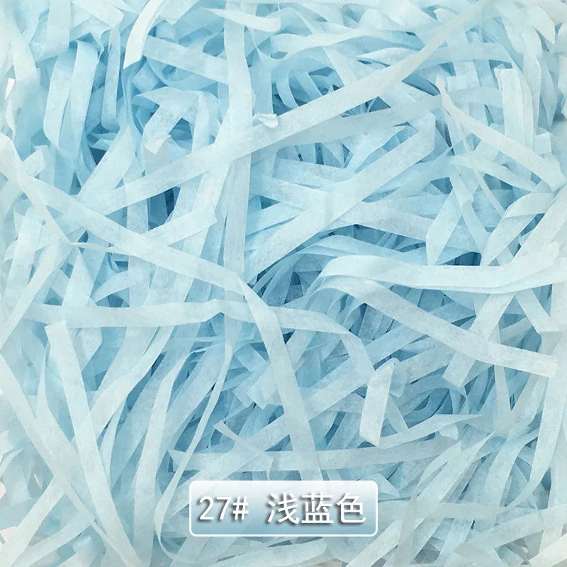 Lafite Papyrus Wholesale Color Ruffled Cut Paper Papyrus Stuffing Packaging for Luxury Gift Box Stuffing