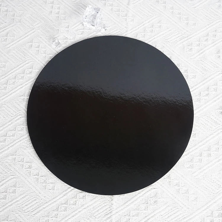 Bake a Golden Round Birthday Cake 8 Inches,10 Inches, 12 Inches Plaster Mortar Board Birthday Cake Roundness Tray Board