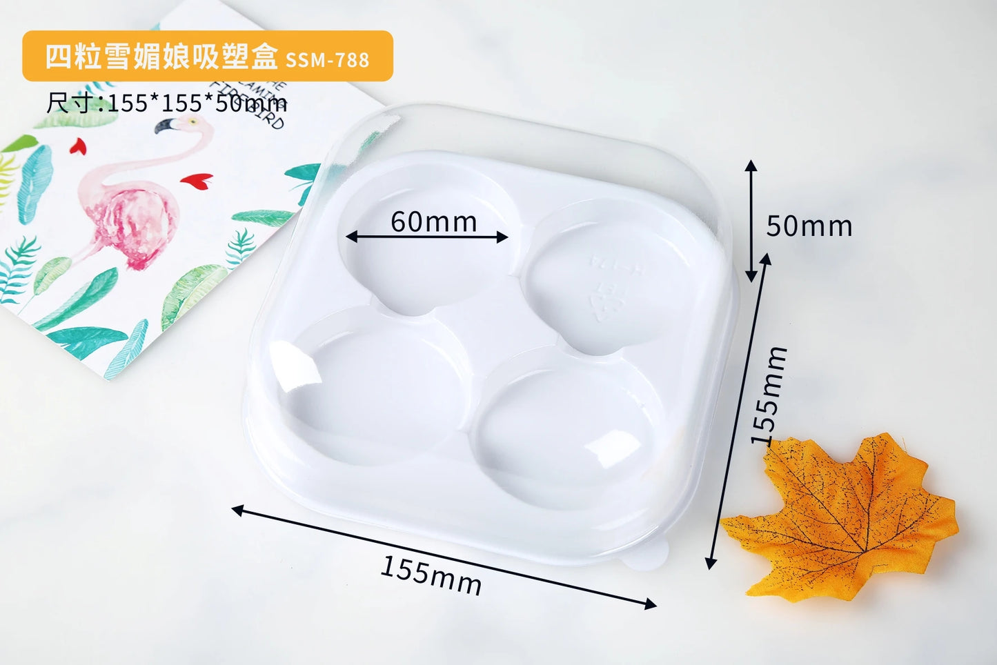 Customized Sales Transparent square Sandwich Box, Disposable Food Grade Baking Plastic Mousse Swiss Roll Divider Packaging Box