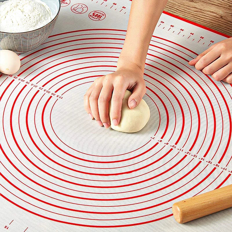 Are Resistant to High Temperatures Non-slip Non-stick Baking Mat Rolling Pastry Mat Kneading Dough Silicone Dough Rolling Mat