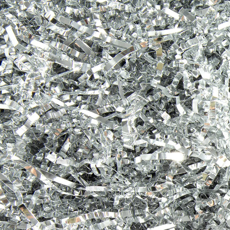 Double-sided Color White Gold Multi-color Shredded Paper Filaments Filled Gift Wrap Crepe Paper Filaments Raffia Grass
