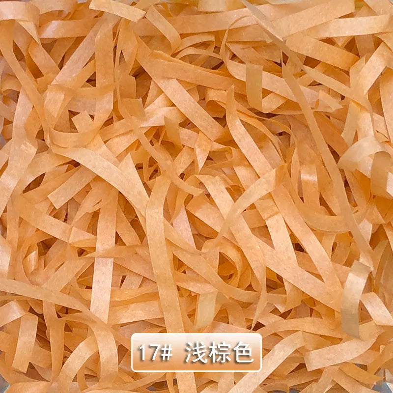 Lafite Papyrus Wholesale Color Ruffled Cut Paper Papyrus Stuffing Packaging for Luxury Gift Box Stuffing