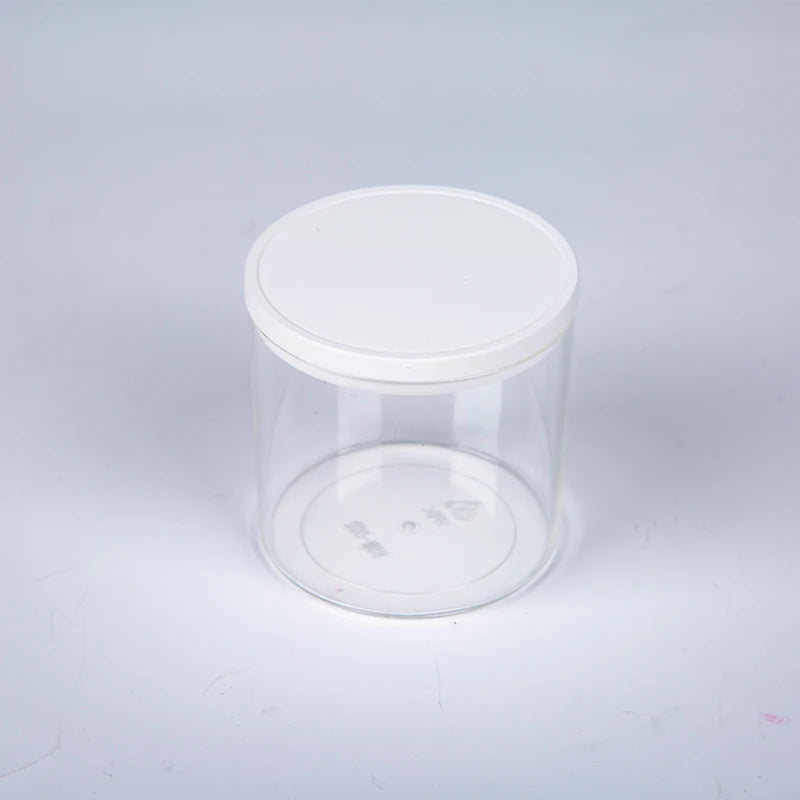 Disposable Transparent Snack sealed Chocolate and Candy Plastic Jars Food Jar with Lids Storage Box Kitchen Household Bottle