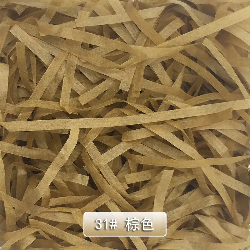 Lafite Papyrus Wholesale Color Ruffled Cut Paper Papyrus Stuffing Packaging for Luxury Gift Box Stuffing
