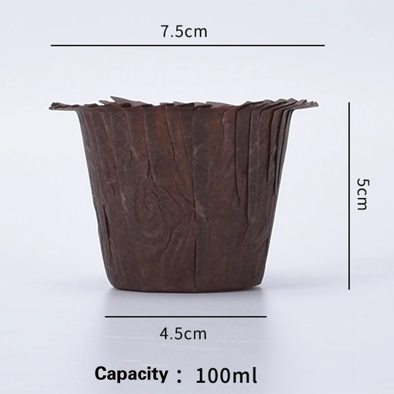 Wholesale Muffin Wrapper Cupcake Liners Hat Cup Disposable Cake Cup Box High Temperature Waterproof Muffin Cup Cake Baking