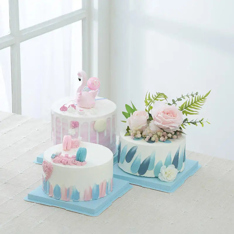 Wholesale Transparent Custom Logo Luxury Wedding Party Cake Box Transparent Window Design Baking Packaging Box