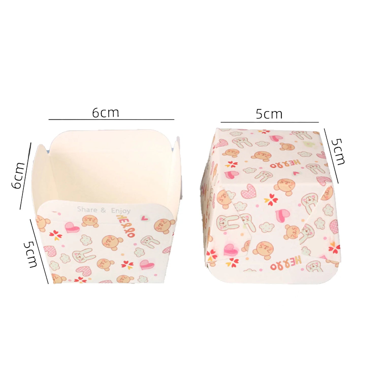 Hokkaido Chiffon Cake Paper Cup Cup Large square Paper Tomafin Cup Mold Baking Oven Special Baking
