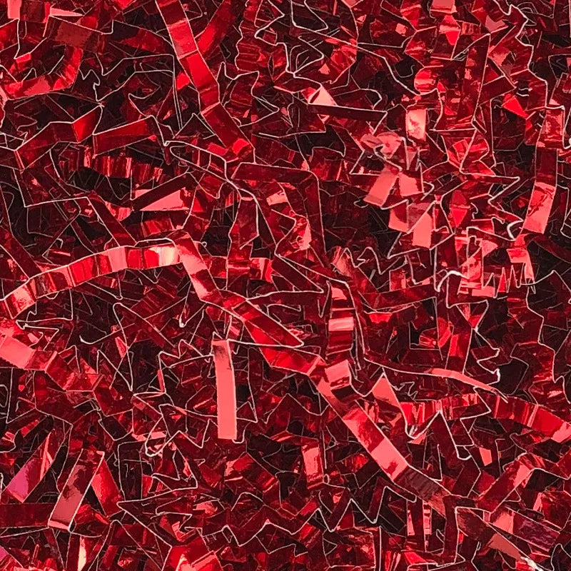 Double-sided Color White Gold Multi-color Shredded Paper Filaments Filled Gift Wrap Crepe Paper Filaments Raffia Grass