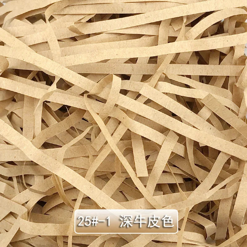 Lafite Papyrus Wholesale Color Ruffled Cut Paper Papyrus Stuffing Packaging for Luxury Gift Box Stuffing