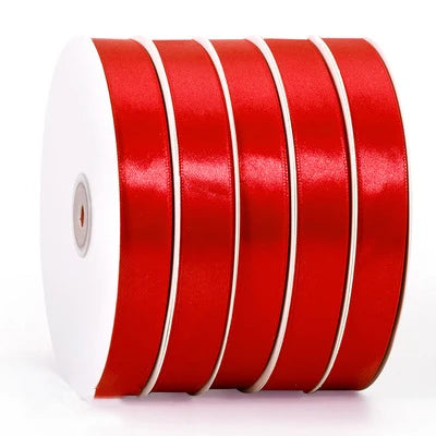 High Quality Cake Box Packaging Ribbon Fresh Flower Bouquet Decorative Ribbon Bow Solid Color Cloth Baking Ribbon