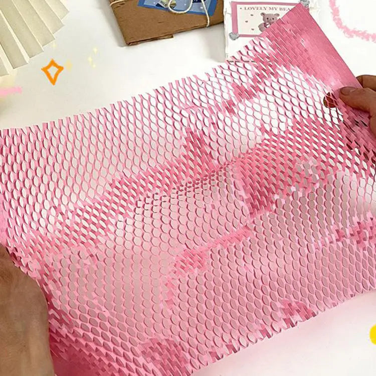 Custom Hot-selling Multi-color Biodegradable Waterproof and Shock-proof Packaging Gift Honeycomb Paper